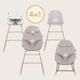 Стілець для годування 4 в 1 Lionelo DALIA SET GREY STONE - зображення 3
