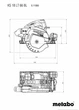 Аккумуляторная бесщеточная ручная дисковая пила Metabo KS 18 LTX 66 BL 18 В 2x8Ah LiHD, зарядное устройство ASC 145, metaBOX 340 (611866810) - изображение 6