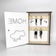 Ключница-шкафчик HOME c дверцей 26*18*7см дерево белая - изображение 2