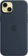 Чехол противоударный силиконовый OEM+ Premium Silicone Case with MagSafe для Apple iPhone 15 (6.1") Storm Blue - изображение 2