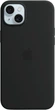 Чехол противоударный силиконовый OEM+ Premium Silicone Case with MagSafe для Apple iPhone 15 (6.1") Black - изображение 2