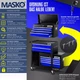 Тележка для инструмента MASKO на 9 отделений синяя 620 x 335 x 745 мм Германия - изображение 2