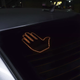 Світлодіодна рука на заднє скло автомобіля LED Hand з дистанційним пультом Black - зображення 3