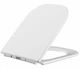 Сидение-крышка для унитаза Mixxus SEAT COVER QUADRO-2003 с микролифтом 430х338х35mm (MI6689) - изображение 4