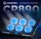 Охлаждающая подставка для ноутбука до 18 дюймов GamePro GPCP-890 RGB 2xUSB 6xfans - изображение 2