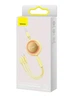 Кабель на 1,1м. Bright Mirror 2 3-in-1 USB (M-U+L+Type-C) 3.5A жовтий Baseus для зарядки та передачі даних (CAMJ010011) - зображення 7
