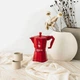 Гейзерная кофеварка Bialetti Moka Express Exclusive на 6 чашек (270 мл) красная - изображение 2
