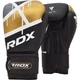 Боксерские перчатки RDX Rex Leather Black 12 ун. - изображение 1