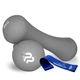 Гантель неопренова PowerPlay 4126 Spartacus 2*5 кг. Сірі(2шт.) - изображение 1