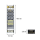 Блок питания BIOM Professional DC24 150W BPU-24-150 6.25А - изображение 3