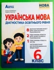 Українська мова Діагностика освітнього рівня 6 клас Олена Куриліна Абетка - изображение 1
