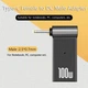 Адаптер для зарядки ноутбуків Type-C-DC 2.5-0.7 100 W - зображення 3