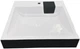 Умывальник над стиральной машиной ADAMANT Washer New Black/White Glossy - изображение 2