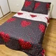 Комплект постельного белья Soft полуторный ко дню св. Валентина сердечка 150х215 см - изображение 1