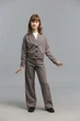 Костюм для девочки школьный теплый IRmAS 0699 164 с брюками палаццо мокко - изображение 4