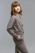 Костюм для девочки школьный теплый IRmAS 0699 164 с брюками палаццо мокко - изображение 7