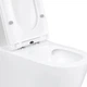 Унітаз моноблок Mixxus BEVEL-0406-T1 690х360х790mm, система змиву TORNADO 1.0 (MI6729) - изображение 2