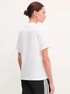 Футболка хлопковая женская Adidas Essentials Small Logo Cotton Sportswear JC5944 L White/Black (4067905788071) - изображение 7