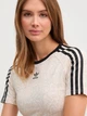 Футболка хлопковая короткая женская Adidas Originals Snake Baby Tee JI8407 XL Wonder White/Multicolor (4067905535385) - изображение 9