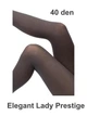 Колготы 40 den Elegant Lady Prestige GRAFIT размер 4 - изображение 2
