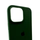 Чохол для смартфона Silicone Full Case AA Open Cam для Apple iPhone 16 Pro Max 40, Atrovirens (FullOpeAAi16PM-40) - зображення 5