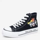 Подростковые высокие кеды для девочки Sprandi SS24-155PPG 36 Черные (5905588643135) - изображение 2