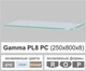 Полка из стекла настенная навесная прямоугольная Commus PL8 PC (250х800х8мм) - изображение 2