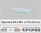 Стеклянные полки настенные навесные радиусные Commus PL3 RC (250х360х8мм) - изображение 2