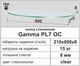 Полочка стеклянная настенная навесная овальная Commus PL7 OC (210х600х8мм) - изображение 3
