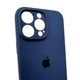 Чохол для смартфона Silicone Full Case AA Camera Protect for Apple iPhone 16 Pro Max 7,Dark Blue (FullAAi16PM-7) - изображение 6