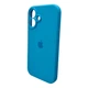 Чохол для смартфона Silicone Full Case AA Camera Protect for Apple iPhone 16 44,Light Blue (FullAAi16-44) - изображение 5