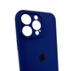 Чохол для смартфона Silicone Full Case AA Camera Protect for Apple iPhone 16 Pro Max 39,Navy Blue (FullAAi16PM-39) - изображение 6