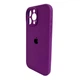 Чохол для смартфона Silicone Full Case AA Camera Protect for Apple iPhone 16 Pro 19,Purple (FullAAi16P-19) - изображение 5