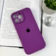 Чохол для смартфона Silicone Full Case AA Camera Protect for Apple iPhone 16 Pro 19,Purple (FullAAi16P-19) - изображение 7