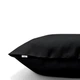 Евро наволочка COSAS BLACK SATIN Сатин 50х70 см Черный - изображение 2
