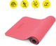 Коврик спортивный Cornix TPE 183 x 61 x 0.6 см для йоги и фитнеса XR-0006 Red/Black - изображение 3