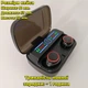 Бездротові навушники M100 чорні Bluetooth з функцією PowerBank - зображення 6