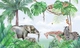 Сhameleons Фотошпалери слон, зебра, жираф (24025) - изображение 2