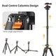 Профессиональный штатив для камеры, смартфона K&F Concept K234A0+BH-28 (высота 1,6м, грузоподъемность 8кг) (KF09.101V1) - изображение 7