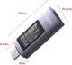 Багатофункціональний USB тестер KOWSI KWS-2301C Type-C QC3.0 / 4-30V / 12A. Цифровий ватметр, вольтметр, амперметр постійного струму, напруги для зарядок, павербанків, акб, кабелів. - изображение 11