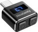 Вигглер шейкер симулятор для мыши Meatanty Mouse Mover Jiggler Metal Mini Display 2-buttons black (Type-C) - изображение 1