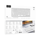 Бездротова клавіатура HOCO GM32 Wisdom wireless dual-mode keyboard, Silver - зображення 2