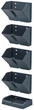 Горщик для квітів вертикальний Prosperplast IO1W200-S433 Міні Каскад антрацит - зображення 10