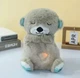 Інтерактивна м'яка іграшка Sleeping Bear Beige, нічник дихаючий ведмедик 30 см, Panalisa (97649900) - зображення 6