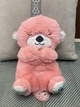 Інтерактивна м'яка іграшка Sleeping Bear Pink, нічник дихаючий ведмедик 30 см, Panalisa (97650070) - зображення 5