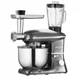 Кухонный планетарный комбайн Mozano Kitchen Assistant 3200 2000 Вт с блендером и мясорубкой + Аксессуары Серый - изображение 2