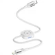 Кабель Proove Multi Charging Type-C to Lightning 27W (1m) white - изображение 1