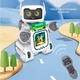 Робот на пульту з картридером WToys “РобоДруг” озвучено українською, казки, пісні, історії, 123 картки, 246 зображень (89610) - зображення 6