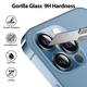 Защитное стекло на iPhone 16 Pro, 16 Pro Max / для айфон 16 про, 16 про макс на камеру Черный / Black - изображение 4
