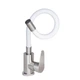 Смеситель для кухни Lidz Vida 015F3 с гибким изливом (k35) LDVID015F3WHI43357 White / Nickel - изображение 3